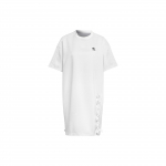 Adidas Originals K&uuml;lgriba Sidumiskinnis &Uuml;mmargune Kaelus L&uuml;hike Varrukas Kleit Naiste Kleit Valge HK5080 M