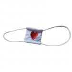 Naiste Anime Cosplay kost&uuml;&uuml;m lauv&auml;rv, s&uuml;dame tikand, &uuml;he silma mask Silmside valge