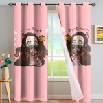 Jaapan Anime Print Anime kardinad akende t&ouml;&ouml;tlemiseks kardinad Aknakardinad elutuppa Magamistoa rulood Lastetoa kodukaunistus W50xH130(CM)x2PCS-Rod pocket