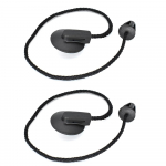 2X FORD FOCUS 3 luugile MK3 2012 - 2018 TAGUMISE PAGASIKONNA Pakiriiul Sahtel Koorma sisemine Tonneau kate T&otilde;stepaela rihma klambrid must