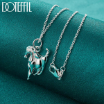 925 Pure Silver Silver Horse Ripats Kaelakee Pulma Mood Ehted 45cm