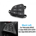 W205 W253 auto multifunktsionaalse rooli juhtl&uuml;liti nupud BENZ C GLC klassi W205 W253 A0999050200 A0999050300 jaoks Black Left