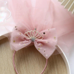 1 tk armsad printsessi juuksepaelad v&auml;ikelastele t&uuml;drukutele Retro loor Bowknot Crown Pearl Juukser&otilde;ngas S&uuml;nnip&auml;evapeo peakate Laste peakatted