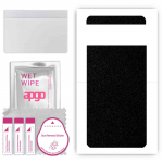 apgo Protective Skin Sticker for the back compatible with Google Pixel 6, Wrap Film, Foil, Vinyl - Pattern Matte Black