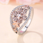 Loomingulised lilles&otilde;rmused naistele Romantiline kahev&auml;rviline disain abielus&otilde;rmused Esteetilised ehted 6