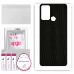 apgo Protective Skin Sticker for the back compatible with ZTE Optus X Tap 2, Wrap Film, Foil, Vinyl - Pattern Matrix