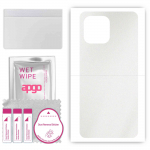 apgo kaitsev nahakleebis seljale, mis &uuml;hildub Oukitel C21 Pro-ga, &uuml;mbriskile, foolium, vin&uuml;&uuml;l &ndash; muster, matt l&auml;bipaistev