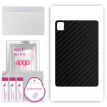 apgo Protective Skin Sticker for the back compatible with TCL Tab 10s New, Wrap Film, Foil, Vinyl - Pattern Carbon Black