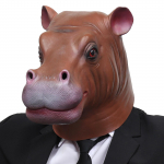 Naljakas loomamaski peokost&uuml;&uuml;m Realistlik peakate Halloweeni cosplay lavaesinemiseks