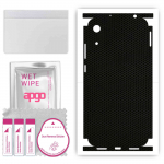 apgo Protective Skin Sticker for the back+sides compatible with Honor 8A 2020, Full Wrap Film, Foil, Vinyl - Pattern Matrix