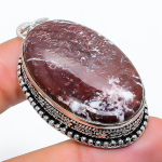 Natural Cappuccino Jasper 925 Sterling Silver Jewelry Pendant 2.29 z7u82
