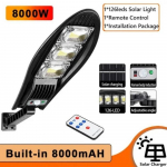 Uusimad 20000W LED p&auml;ikesetuled 3 režiimiga v&auml;litingimustesse, aeda, t&auml;navavalgustuseks, liikumisanduriga, veekindel seinavalgusti garaaži jaoks 1pcs 8000w