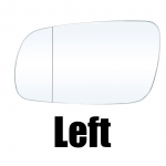 96-04 VW Golf Bora Jetta MK4 Passat B5 jaoks, juhi vasak-/parempoolne k&uuml;ljepeegli klaas, soojendusega tagaplaadi klambriga Lef puhas/h&otilde;be