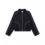 Nike Spordir&otilde;ivaste logoga t&otilde;mblukuga jope Naiste jope must FN1941-010 XL