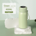 400ml roostevabast terasest termopudel LED-temperatuuri n&auml;idik termoveepudel kohvikruus vaakumkolb trumli termotass 400ml