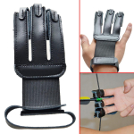 Vibulaskmine 3 s&otilde;rmega k&auml;ekaitsekinnas PU nahast vibulaskmine nool vibukindad