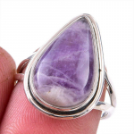 Looduslik Tiffany kivi v&auml;&auml;riskivi 925 prooviga h&otilde;bedast ehted s&otilde;rmus S.7 z8r02