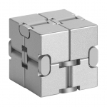 AL sulamist metallist Fidget Infinity Cube vidinad m&auml;nguasjad t&auml;iskasvanutele, maagiline kuubik stressi ja &auml;revuse leevendamiseks 3.8x3.8x3.8cm h&otilde;be