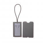 Pu-nahast pagasisildid, mitmev&auml;rvilised varjatud t&otilde;mbed, fikseeritud kaelapaelaga reisimiseks loomingulise kohvri nimesildid naistele, meestele One Size tumesinine v&auml;rv