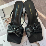 Suvised naised, 3 cm k&otilde;rged kontsad, sussid, mood, elegantsed, liblikas, sandaalid, madalad kontsad, sussid, kollased, valged, naiste kingad 35 valge