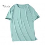 Suvine meeste T-s&auml;rk &Uuml;mara kaelusega &uuml;hev&auml;rviline v&otilde;rk l&uuml;hikeste varrukatega j&auml;&auml;siidist Kiiresti kuivav lahtine elastne pullover vabaaja igap&auml;evane riietus Fitness Sport Top XL heleroheline v&auml;rv