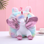 Plush lasteaiakott Baby Doll Unicorn seljakotid t&uuml;drukutele 25x 29cm