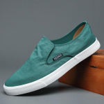 Men 'S Spring And Summer Simple Canvas Shoes 45 roheline