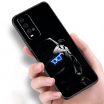 Lahe sportauto silikoonist telefoni&uuml;mbris Xiaomi Redmi Note 11 10 9 8 Pro 11T 10T 10S 9S 8T 9 9A 9C 9T must pehme kaanega Coque jaoks Redmi 9