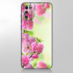 Punase roosi lillega telefoni&uuml;mbris Samsung Galaxy A12 A02S A22 A32 A52 A72 A71 A51 A41 A31 A21 A11 A50 A70 A10S A20S must kate Samsung A41