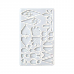 Vaigust ehtevormid, v&otilde;tmehoidja vaiguvormid, s&uuml;dame/tassi silikoonvorm vaigust ripatsite v&otilde;tmehoidja jaoks, k&otilde;rvar&otilde;ngad, ehete valmistamine