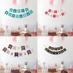 1 komplekt Palju &otilde;nne s&uuml;nnip&auml;evaks Kuldsed fooliumit&auml;hed Punnid Rippuvad Vanikud N&ouml;&ouml;rid Lipud Baby Shower Party Deco roosa