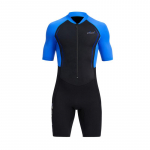 1,5MM neopreenist kalipso meestele naistele l&uuml;hikeste varrukatega kere &uuml;hes t&uuml;kis ujumiskombinesoon surfamiseks l&ouml;&ouml;gi eest kaitsvad s&auml;rgid M sinine