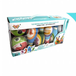 &Otilde;uem&auml;nguasi alates 3. eluaastast minikeeglim&auml;ng, viskem&auml;ng, laste keeglikomplekt, motoorsete oskuste m&auml;nguasi &otilde;ues lastele kingitused 14*4.5cm,7cm,10Pcs-S