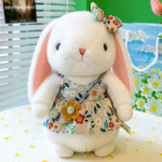 Armas v&auml;ike valge j&auml;nes plush m&auml;nguasi lilleline seelik j&auml;nese nukk 23CM