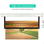 16:9 Projektorekraani projektsioonikardin Valge 3D-film Kaasaskantav 84inch with 6 Hooks