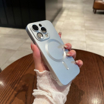 Luksuslik Magsafe juhtmevaba laadimis&uuml;mbris iPhone'ile 16 15 14 13 12 11 Pro Max X XR Xs Max 7 8 Plus SE 2020 2022 Pehme magnetiline kaitseraua kate iPhone 12 Pro