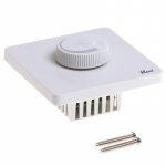 Reguleerimine lae ventilaatori kiiruse juhtl&uuml;liti seina nupp h&auml;mardusl&uuml;liti 220V 10A 86*86mm valge