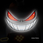Devil Eye peegeldav mootorratta ohutuse hoiatuskleebised Decor Moto Moto Roller kere esiklaas kiivri tagakasti kleebised