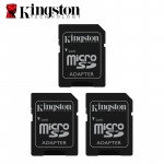 Kingston SD-adapter Micro SD-kaardilt SD-kaardile, TF-kaardi Micro SDHC-lt SD SDHC-le adapter t&ouml;&ouml;tab vanemate kaamerate ja meditsiiniseadmete m&auml;lukaartidega SD Adapter（3 PCS）