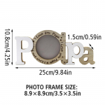 Kirja S&uuml;da Pildiraam Puidust Inglise Kirja Pildiraam Isa Papa Ema Mustriga Pildiraam