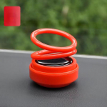 Kaasaskantav kineetiline molekulaarsoojendi auto &otilde;hu aroomiteraapia topeltr&otilde;ngas, p&ouml;&ouml;rlev p&auml;ikeseenergial t&ouml;&ouml;tav auto parf&uuml;&uuml;mi difuusor molekulaarsoojendi punane