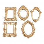 Yousheng 5tk/komplekt Vintage fotoraam Pildikunst Maalimine Plakati Kuvaraam Kodukontor Magamistuba Seinale riputatav vaigust fotohoidik set