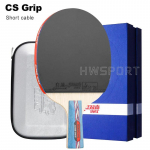 Originaal DHS Hurricane No1 No2 Professionaalne lauatennisereket, 5 puidust teraga Provincial Hurricane 3 kummist lauatennisereket CS grip with box