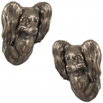 Papillon, Continental Toy Spaniel, Butterfly dog - Dog statue, hanging bust, unique decoration for dog lover by Art-Dog brand