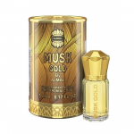Ajmal MUSK GOLD Attar | Puuviljane Lilleline & Muskuse L&otilde;hn | Unisex Mittealkohoolne | P&uuml;siva Kestvusega Attar Meestele ja Naistele - 5 ML