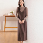 Naiste ka&scaron;miirkleit Qinghe ka&scaron;miir 30% ka&scaron;miir 70% vill s&uuml;gis-talvine ka&scaron;miir seelik pehme ja soe L beež