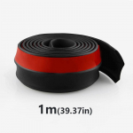 Universaalne auto esikaitseraua spoiler huuled kummist seeliku kaitse Kere trimmi kaitseraua huuleriba auto p&otilde;rkeraua kaitse