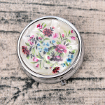 Metallist kokkupandav pillide &uuml;mbris Meditsiini Organiseerija Pill Box Meigi s&auml;ilituskonteiner