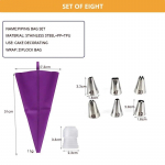 8 tk/14 tk roostevabast terasest lillesuu kommid K&ouml;&ouml;k K&uuml;psetuskoogi kaunistus H&auml;rmatis Torustik Koor Otsiku Otsik