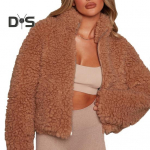 Naiste talvejope L&uuml;hike t&uuml;&uuml;p Stand krae Kaela kaitse T&otilde;mblukuga pikad varrukad Paks Palus tuulekindel naiste igap&auml;evane v&auml;lijakk S sinine